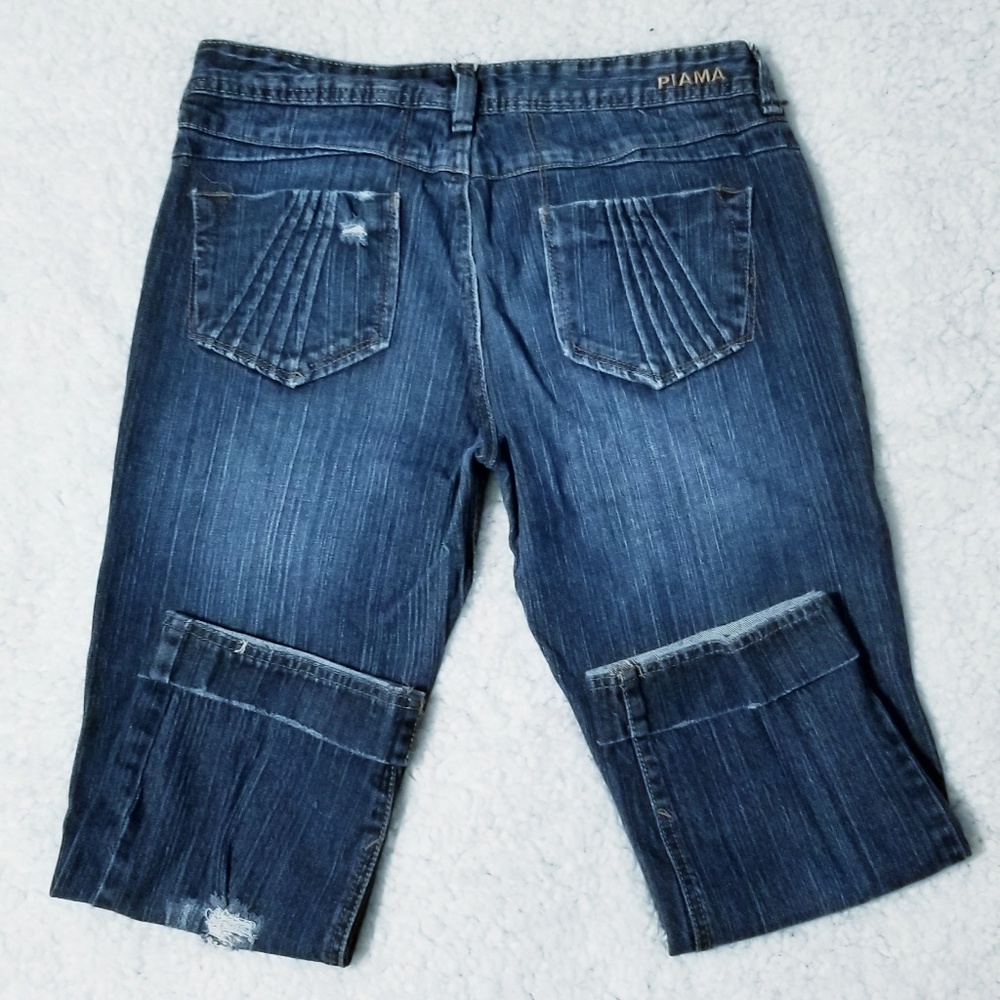 Distressed Capris - Picture 2 of 3